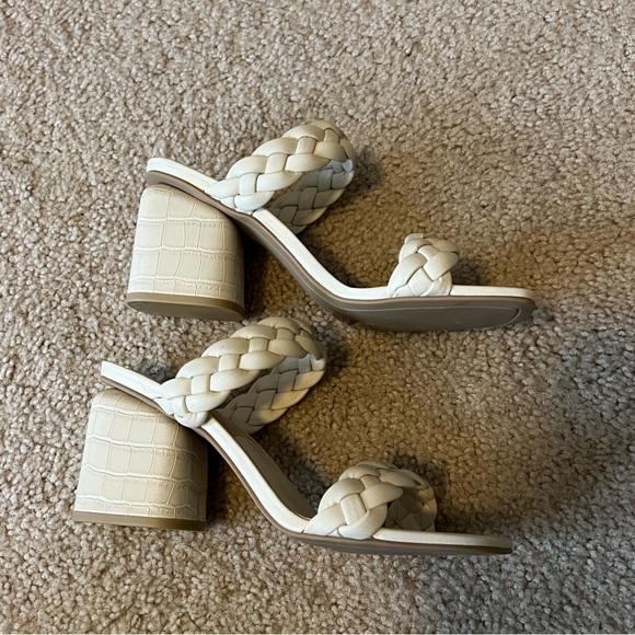 Dolce Vita Cream Braided Natie Heel 8 NEW - Picture 4 of 6